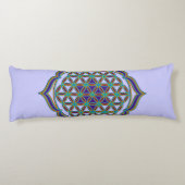 Coussins Longs Fleur de la vie / Blume des Lebens - Lotus Contour (Dos)