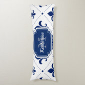 Coussins Longs Fleur de lis Motif (Devant (Vertical))