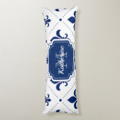 Coussins Longs Fleur de lis Motif (Dos (Vertical))