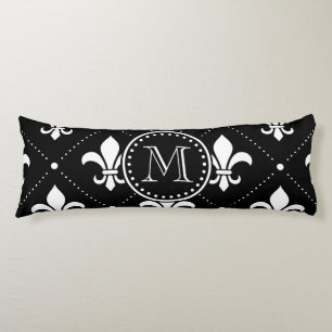 Coussins Longs Fleur De Lis Motif