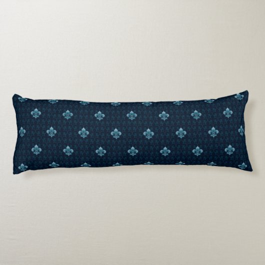 Coussins Longs Fleur De Lis Pattern (Dos)