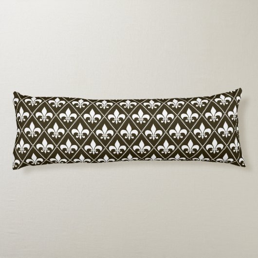 Coussins Longs Fleur de Lys au chocolat (Dos)