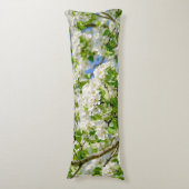 Coussins Longs Fleur de pomme de crabe (Devant (Vertical))