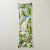 Coussins Longs Fleur de pomme de crabe (Dos (Vertical))