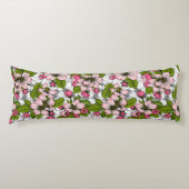 Coussins Longs Fleur de pomme sur blanc (Devant)