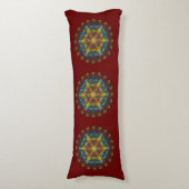 Coussins Longs Fleur de vie / Blume des Lebens - Mandala III (Devant (Vertical))