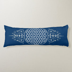 Coussins Longs Fleur de vie / Blume des Lebens - vintage II