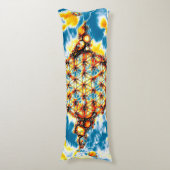 Coussins Longs Fleur de Vie - Couleurs Variées 5 (Devant (Vertical))