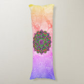 Coussins Longs Fleur De Vie - Indien Mandala 1 (Devant (Vertical))