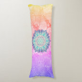 Coussins Longs Fleur De Vie - Indien Mandala 2 (Devant (Vertical))