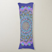 Coussins Longs Fleur De Vie - Mandala India Style 2 (Devant (Vertical))