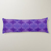 Fleur de vie - motif de timbre - violet