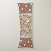 Coussins Longs Fleur d'illustration Rose sauvage Vintage (Devant (Vertical))