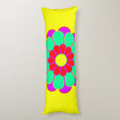 Coussins Longs Fleur Funky Power Bloom I (Dos (Vertical))