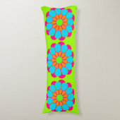 Coussins Longs Fleur Funky Power Bloom III (Devant (Vertical))