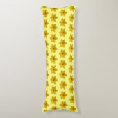 Coussins Longs Fleur jonquille jaune Motif sans couture sur (Devant (Vertical))