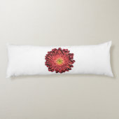 Coussins Longs Fleur marguerite rouge (Dos)