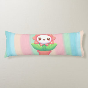 Coussins Longs Fleur mignonne, capricieuse en pot