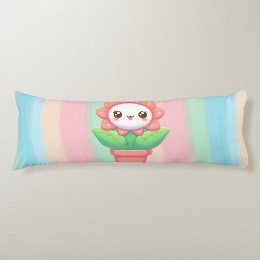Coussins Longs Fleur mignonne, capricieuse en pot (Devant)