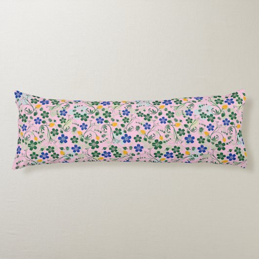 Coussins Longs Fleur motif petites fleurs 13.w LPink BG (Devant)