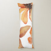 Coussins Longs Fleur orange (Dos (Vertical))