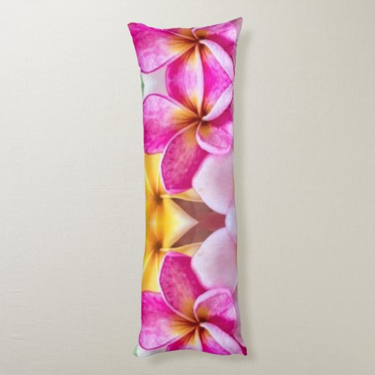 Coussins Longs Fleur rose (Dos (Vertical))