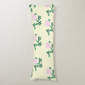 Coussins Longs Fleur Rose rose pastel (Devant (Vertical))