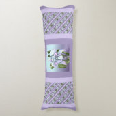 Coussins Longs Fleur Smeraldo (Devant (Vertical))