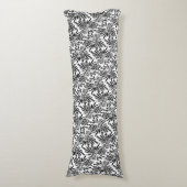 Coussins Longs Fleur sophistiquée (devant Vertical)
