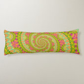 Coussins Longs Fleur Spirale SUNNY (Dos)