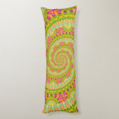 Coussins Longs Fleur Spirale SUNNY (Dos (Vertical))