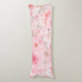 Coussins Longs Fleurs aquarelles Blush Bloom (Devant (Vertical))