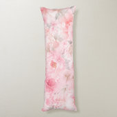 Coussins Longs Fleurs aquarelles Blush Bloom (Dos (Vertical))