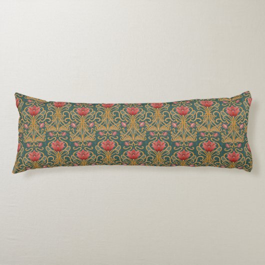 Coussins Longs Fleurs Art Nouveau (Devant)