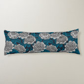 Coussins Longs Fleurs blanches de waratah (Dos)