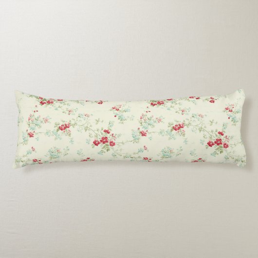 Coussins Longs Fleurs chics Shabby (Devant)