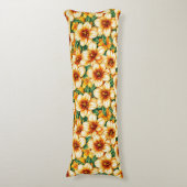 Coussins Longs Fleurs colorées (Devant (Vertical))