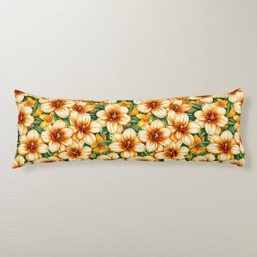 Coussins Longs Fleurs colorées (Devant)