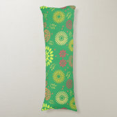 Coussins Longs Fleurs d'automne colorées dans des tons chauds (Devant (Vertical))