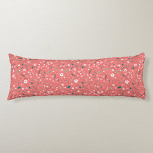 Coussins Longs Fleurs d'automne mignonnes illustration motif flor