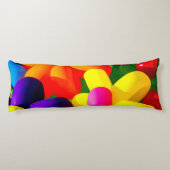 Coussins Longs Fleurs de ballons de jouets (Dos)