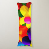 Coussins Longs Fleurs de ballons de jouets (Devant (Vertical))
