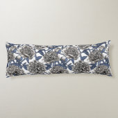 Coussins Longs Fleurs de cendres blanches (Dos)