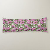 Coussins Longs fleurs de cosmos rose (Dos)
