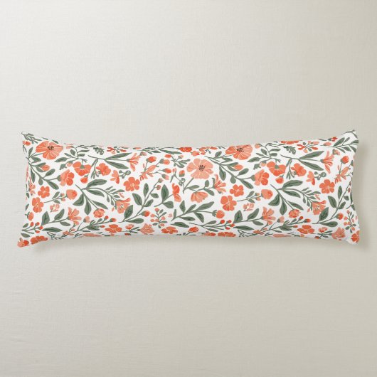 Coussins Longs Fleurs de grâce chuchotantes (Devant)