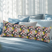 Coussins Longs Fleurs de hérisson mignonnes