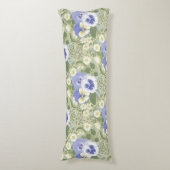 Coussins Longs Fleurs de jardin printanier sur sauge (Devant (Vertical))