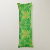 Coussins Longs Fleurs de palmier motif tropical (Dos (Vertical))