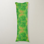 Coussins Longs Fleurs de palmier motif tropical (devant Vertical)