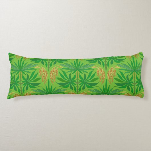 Coussins Longs Fleurs de palmier motif tropical (Devant)